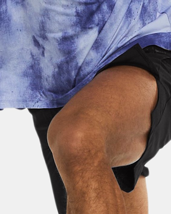Men's UA Launch Elite Wash Short Sleeve in Purple image number 2