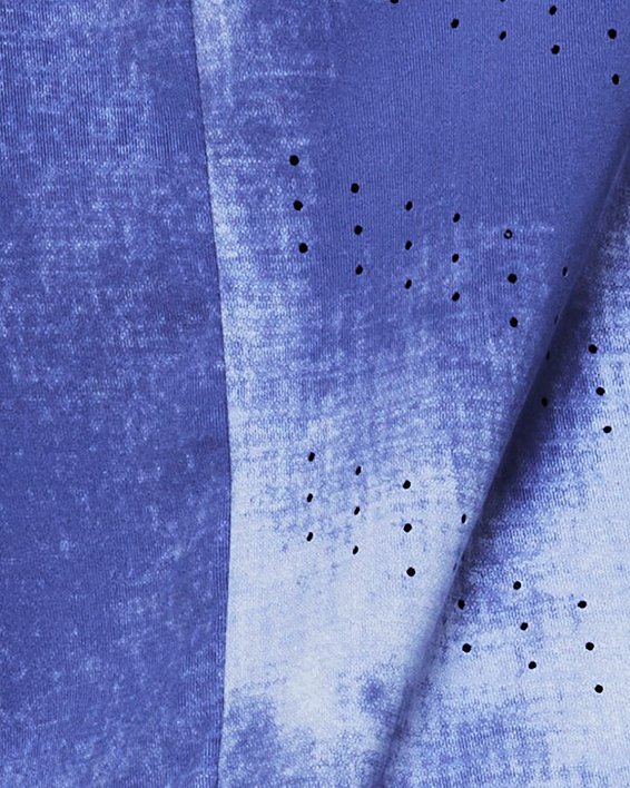 Men's UA Launch Elite Wash Short Sleeve in Purple image number 3