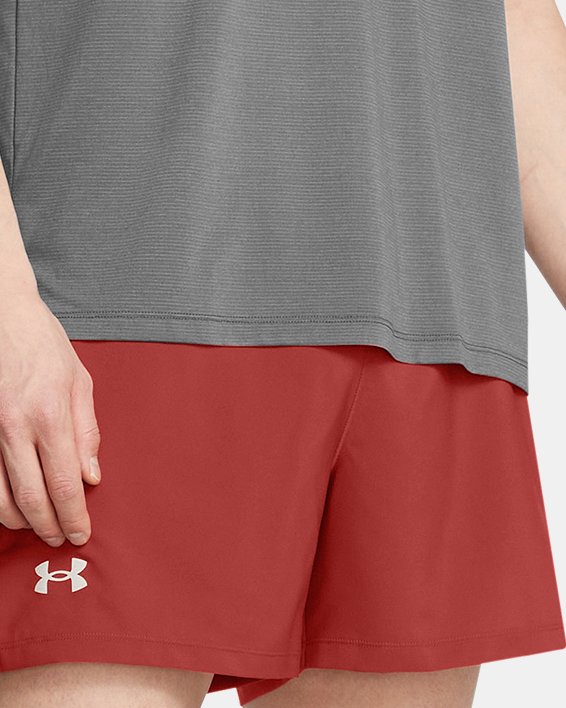 Men's UA Launch 5" Shorts, Orange, pdpMainDesktop image number 2