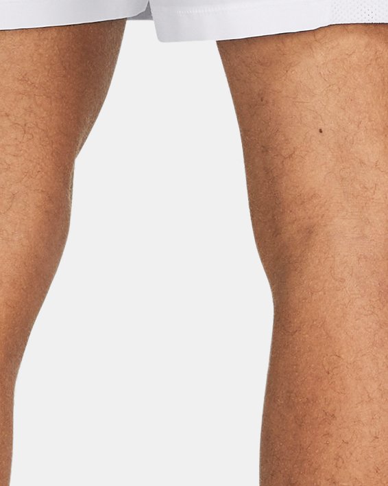 Men's UA Launch 7" Shorts, White, pdpMainDesktop image number 1