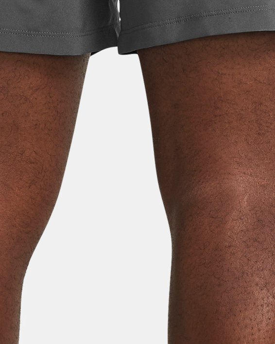 Men's UA Launch Unlined 7" Shorts in Gray image number 1