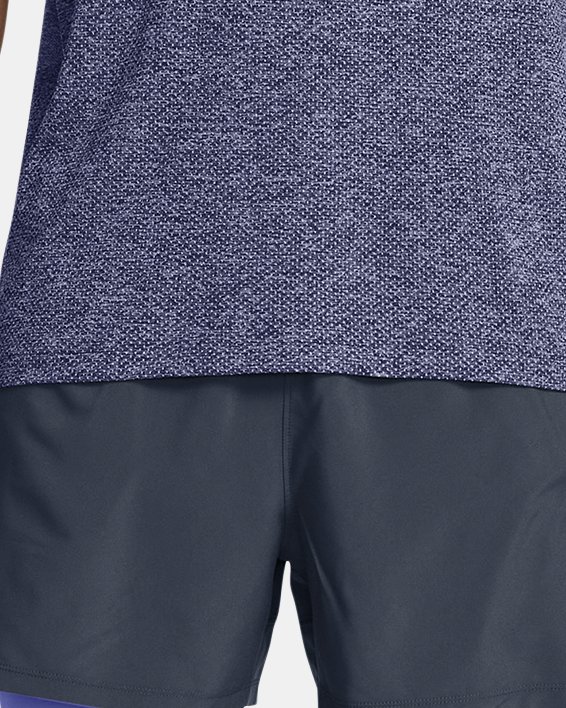 Men's UA Launch 2-in-1 5" Shorts, Gray, pdpMainDesktop image number 2