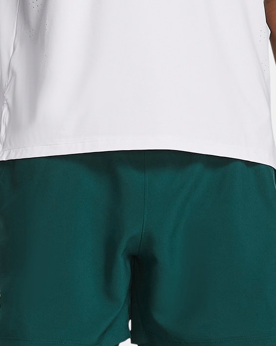 Men's UA Launch 2-in-1 5" Shorts, Blue, pdpMainDesktop image number 2