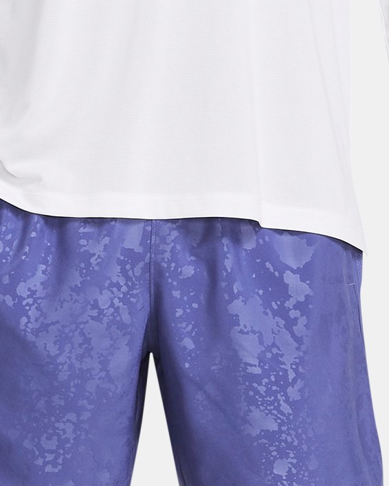 Men's UA Launch 7" Shorts, Purple, pdpMainDesktop image number 2