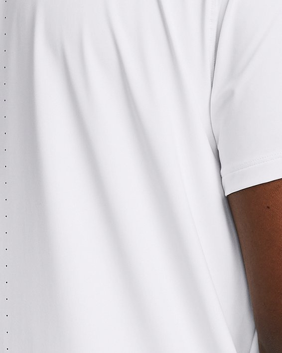 Camiseta de manga corta UA Launch Elite para hombre, White, pdpMainDesktop image number 1