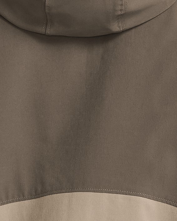 Women's UA ArmourSport Cargo Oversized Jacket, Brown, pdpMainDesktop image number 1