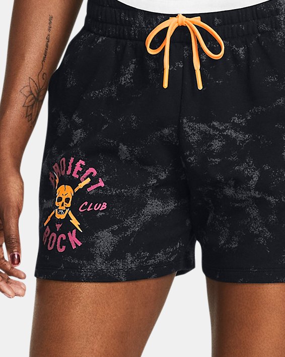 Women's Project Rock Terry Underground Shorts in Black image number 2