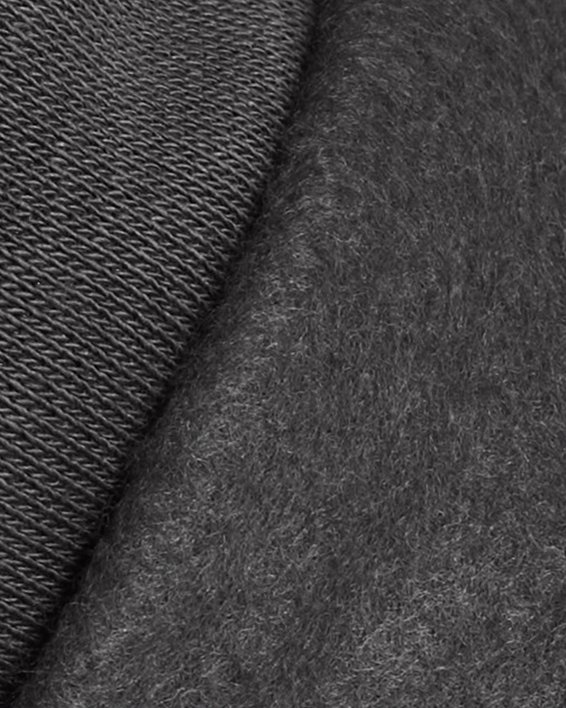 Damesshirt UA Icon Fleece Crop met ronde hals, Black, pdpMainDesktop image number 2