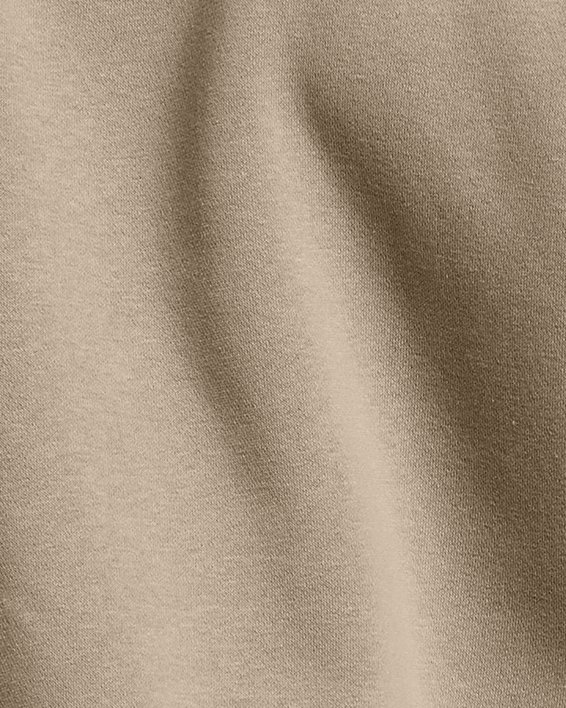 Damesshirt UA Icon Fleece Crop met ronde hals, Brown, pdpMainDesktop image number 1