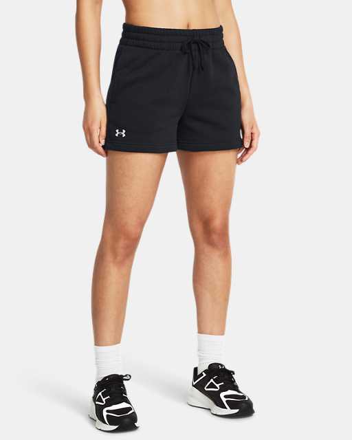Shorts UA Rival Fleece da donna Shorts UA Rival Fleece da donna