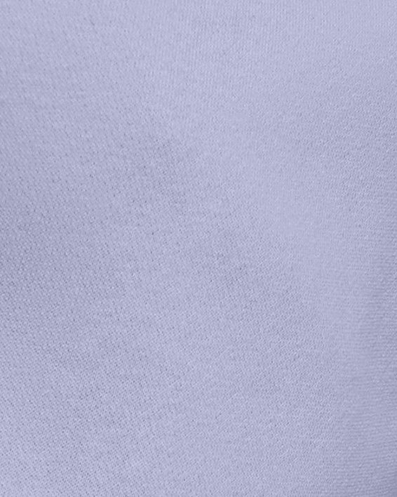 女士UA Rival Fleece短褲 in Purple image number 4