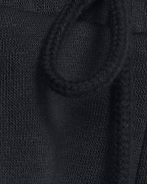 Women's UA Icon Fleece Boyfriend Shorts, Black, pdpMainDesktop image number 4
