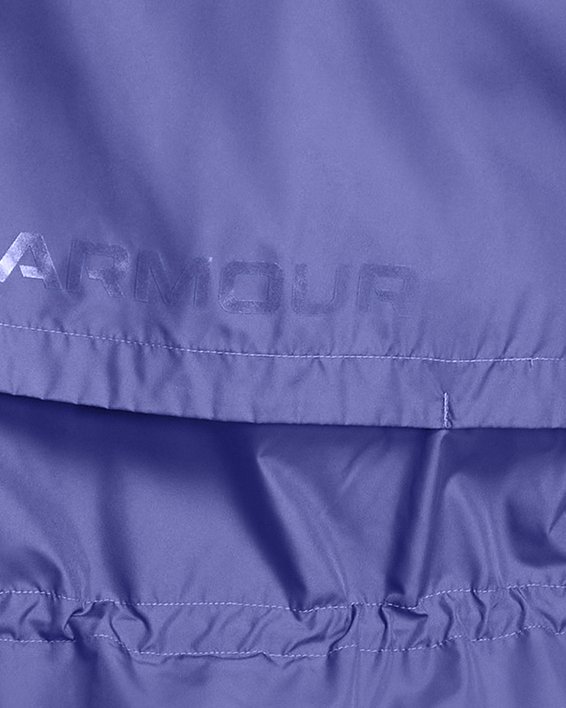Veste oversize entièrement zippée UA Vanish Elite Woven pour femme, Purple, pdpMainDesktop image number 1