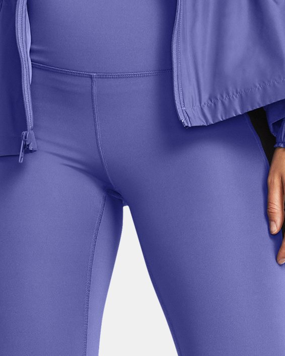 Veste oversize entièrement zippée UA Vanish Elite Woven pour femme, Purple, pdpMainDesktop image number 2