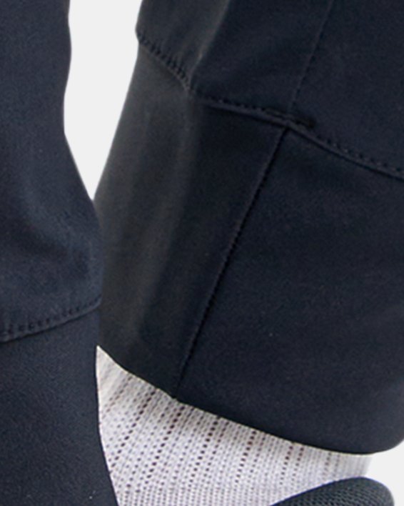 女士UA ArmourSport High-Rise Woven長褲 in Black image number 9