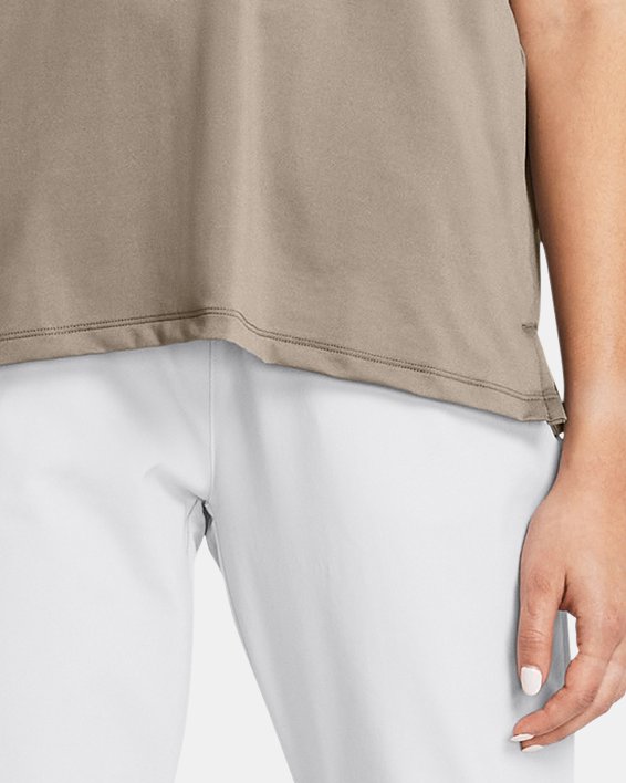 Pantalon taille haute UA ArmourSport Woven pour femme, Gray, pdpMainDesktop image number 2