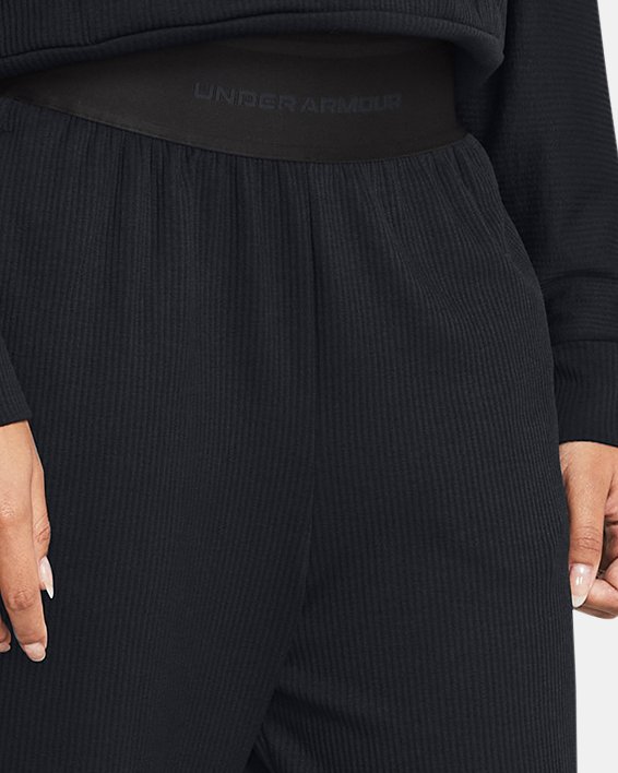 UA Journey Gerippte Hose für Damen, Black, pdpMainDesktop image number 2