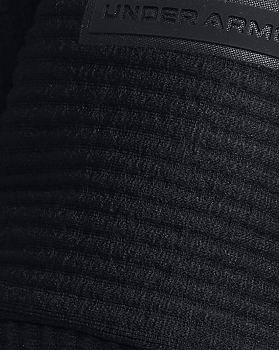 Sweat à capuche côtelé oversize UA Journey pour femme, Black, pdpMainDesktop image number 3