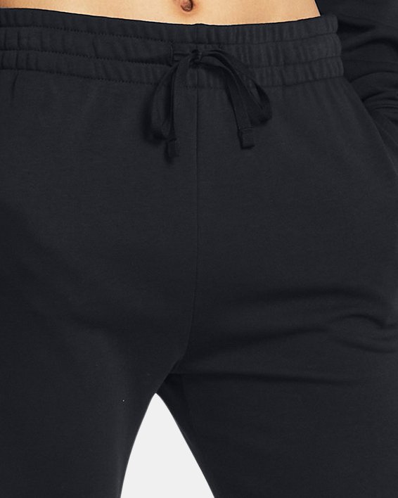 Pantalon de jogging UA Rival Terry pour femme, Black, pdpMainDesktop image number 2