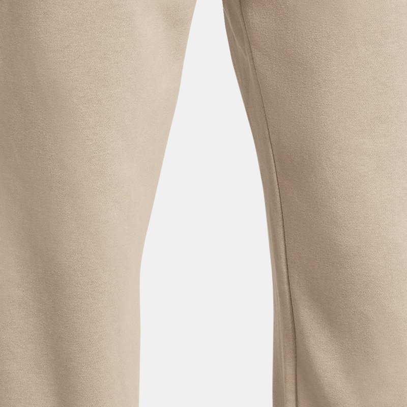 Damesjoggingbroek Under Armour Rival Terry Timberwolf Taupe / Wit XS
