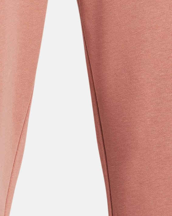 UA Rival Terry Crop-Hose mit weitem Bein für Damen, Pink, pdpMainDesktop image number 0