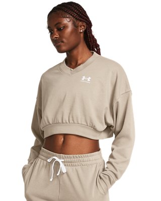 long sleeve oversized gym top