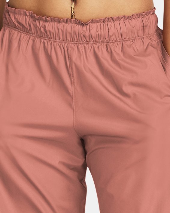 Women's UA Vanish Elite Woven Oversized Pants in Pink image number 2