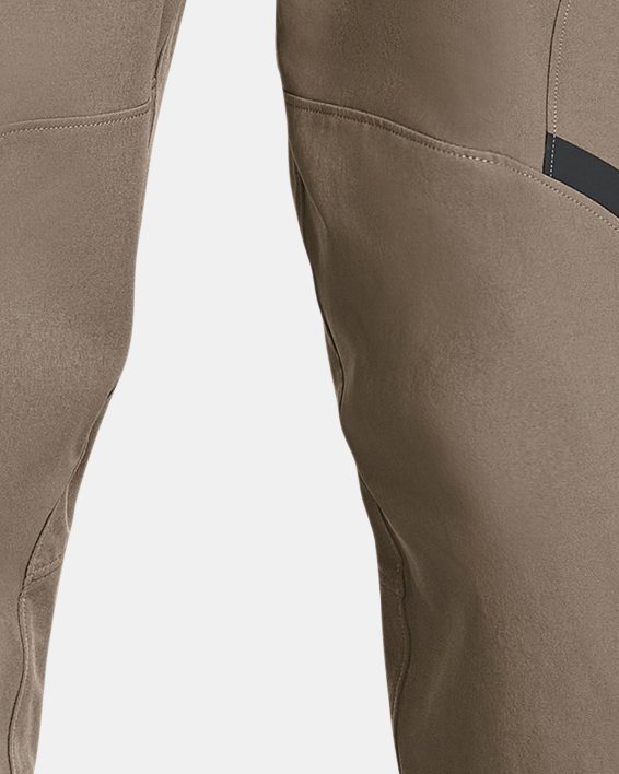 Under Armour Women's Unstoppable Ankle Pants Tapered Leg Athletic Pants - Brown, LG