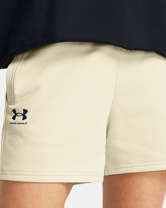 Women's UA Rival Terry Shorts image number 2