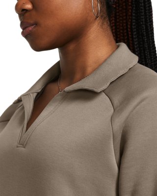 UA Unstoppable Fleece, Brown, pdpMainDesktop image number 3