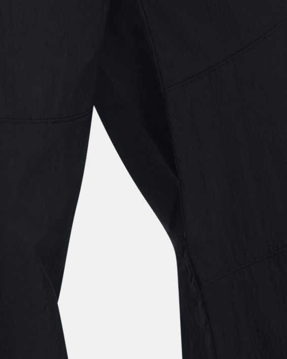 Women's UA Legacy Crinkle Pants, Black, pdpMainDesktop image number 0