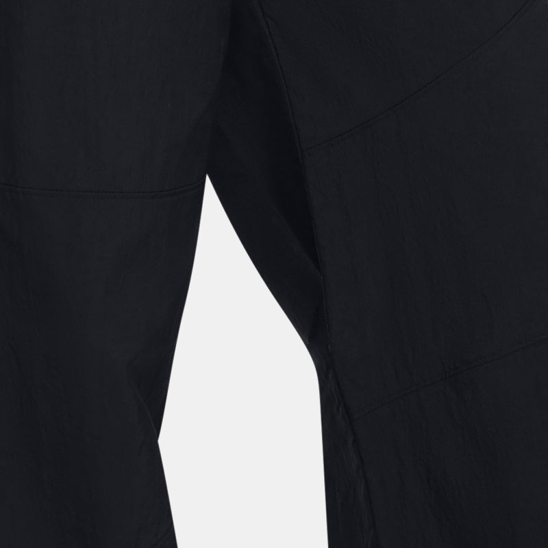 Pantalon plissé Under Armour Legacy pour femme Noir / Blanc XS