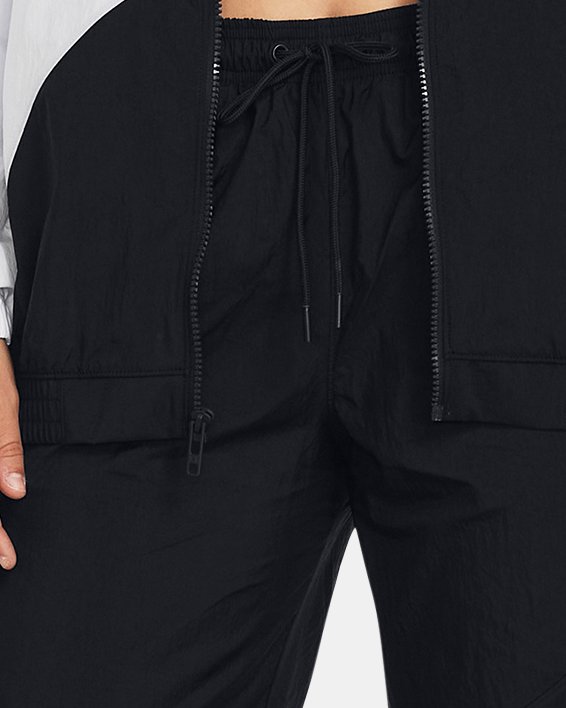 Spodnie damskie UA Legacy Crinkle, Black, pdpMainDesktop image number 2