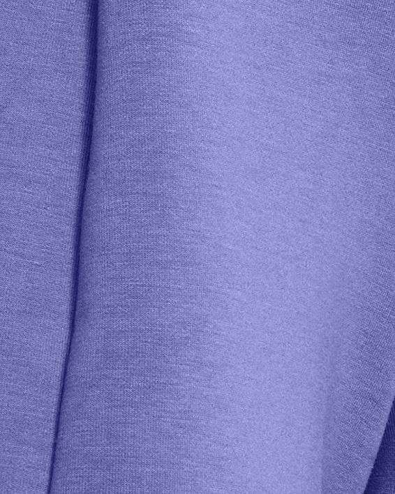 Pantalón corto UA Unstoppable Fleece Pleated para mujer, Purple, pdpMainDesktop image number 3