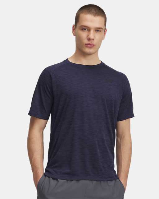 Camiseta de manga corta con textura UA Tech™ para hombre Camiseta de manga corta con textura UA Tech™ para hombre
