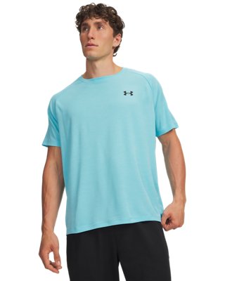 Under Armour Men's Blue Tech™ Textured Short Sleeve Fresco / Black Xs