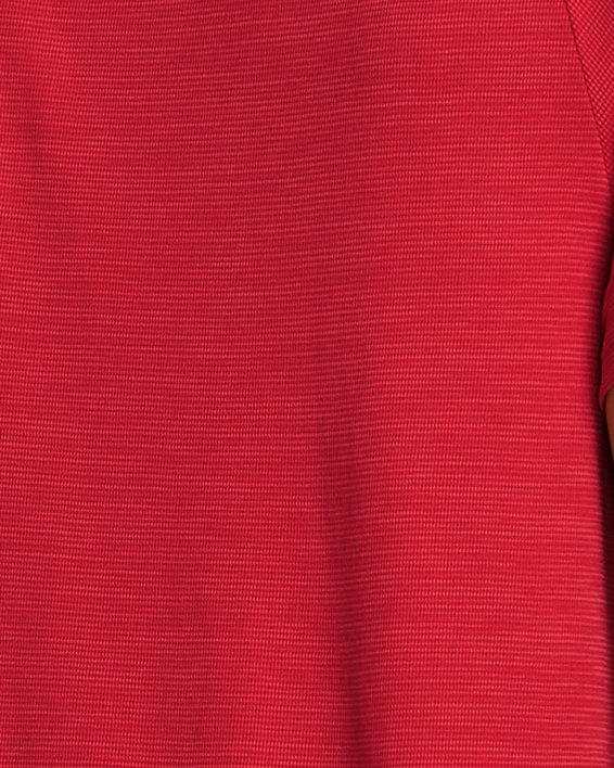 Men's UA Tech™ Textured Short Sleeve in Red image number 1