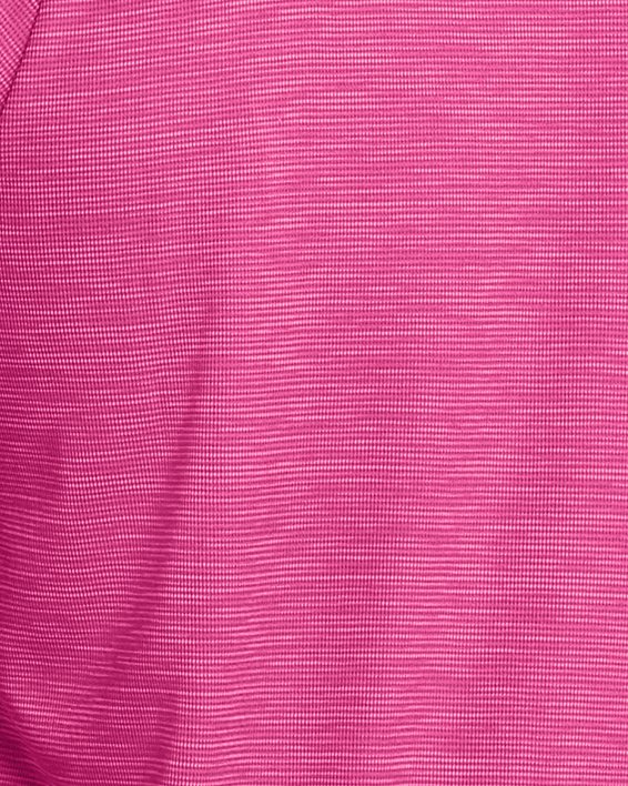 Camiseta de manga corta con textura UA Tech™ para hombre, Pink, pdpMainDesktop image number 1
