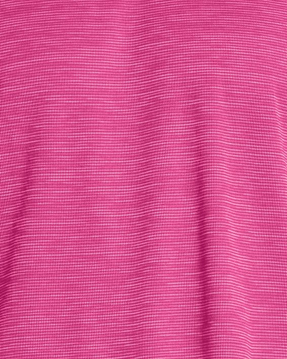 Herenshirt UA Tech™ Textured met korte mouwen, Pink, pdpMainDesktop image number 0