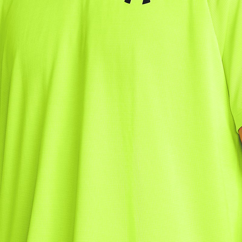 Men's  Under Armour  Tech™ Textured Short Sleeve High Vis Yellow / Silica Green M