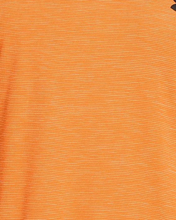 Herenshirt UA Tech™ Textured met korte mouwen, Orange, pdpMainDesktop image number 0