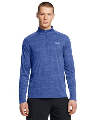 Under Armour Men's Blue Tech™ Textured ½ Zip Tech / Horizon Small