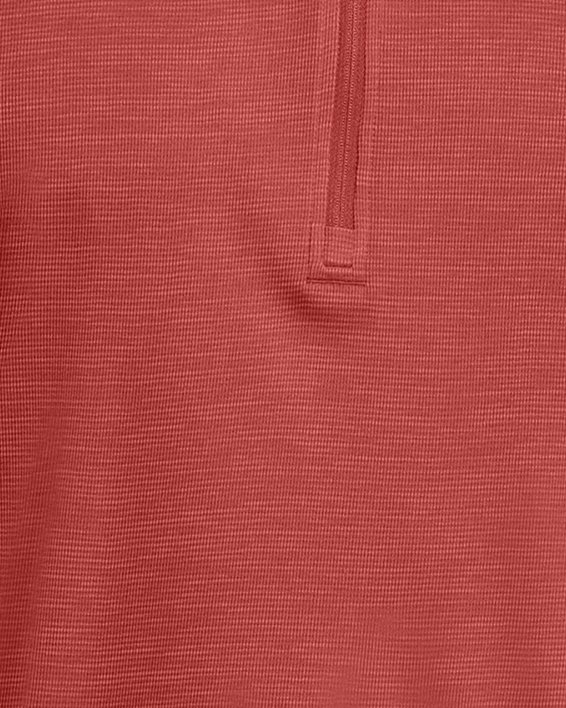 Men's UA Tech™ Textured ½ Zip, Orange, pdpMainDesktop image number 0