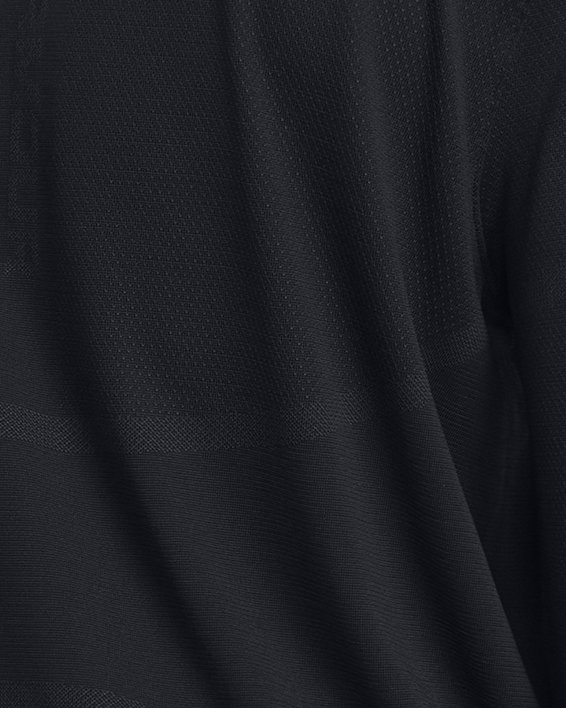 Men's UA Vanish Elite Seamless ¼ Zip in Black image number 1