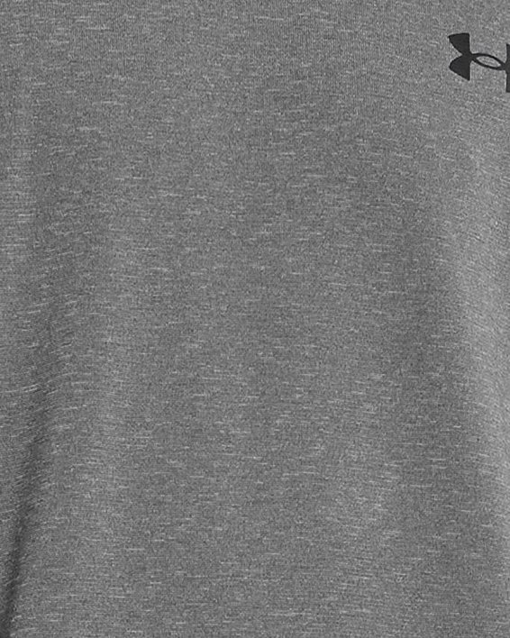 Men's UA Vanish Elite Seamless Wordmark Short Sleeve, Gray, pdpMainDesktop image number 0