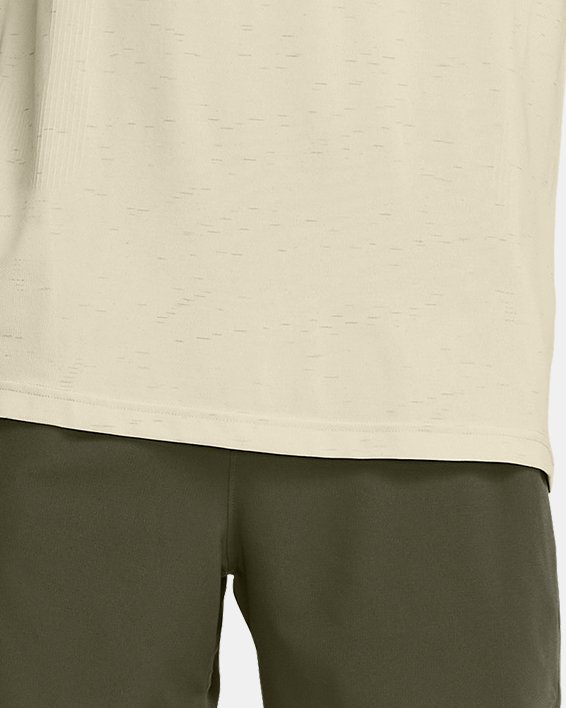 Camiseta de manga corta UA Vanish Seamless para hombre, Brown, pdpMainDesktop image number 2
