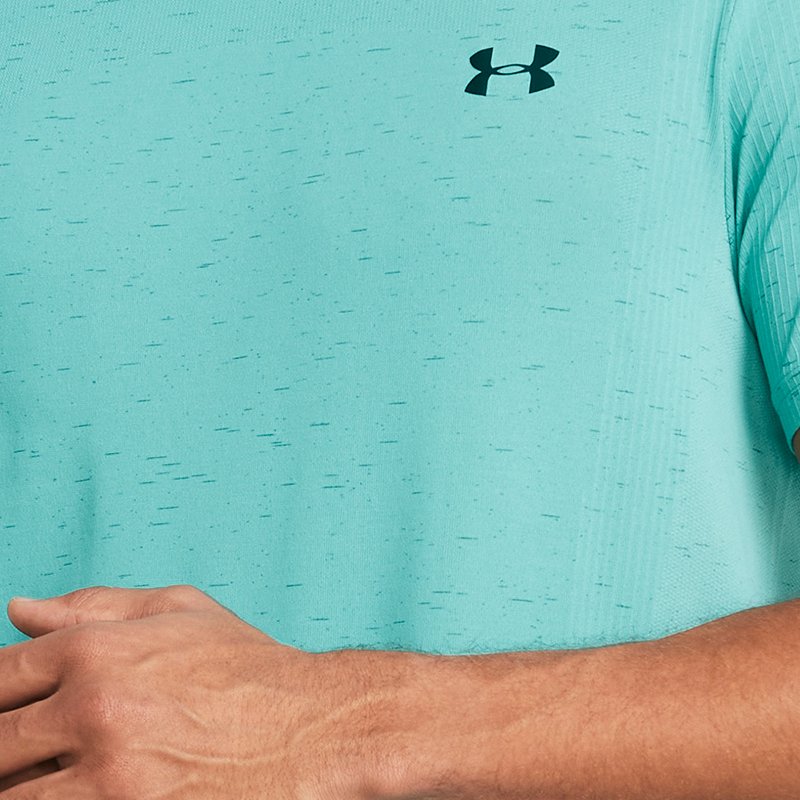 Haut à manches courtes Under Armour Vanish Seamless pour homme Radial Turquoise / Hydro Teal L