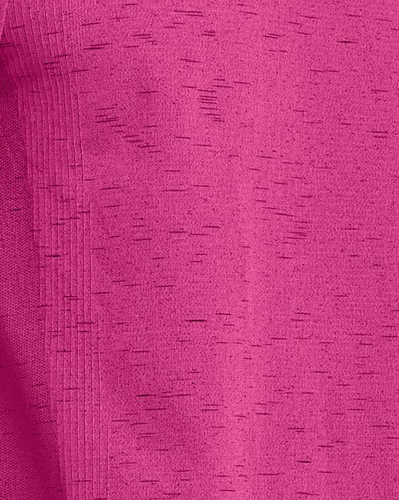Men's UA Vanish Seamless Short Sleeve in Pink image number 0