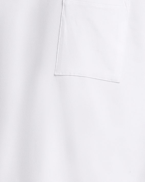Herenshirt UA Meridian Pocket met korte mouwen, White, pdpMainDesktop image number 0