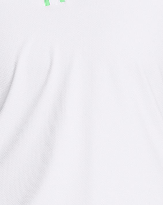 Damespolo UA Iso-Chill zonder mouwen, White, pdpMainDesktop image number 0